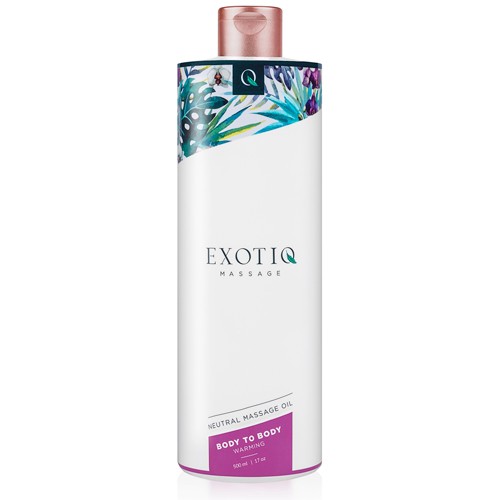 Exotiq  «Body To Body Warming» wärmendes Körperöl für entspannende Ganzkörpermassagen 500 ml