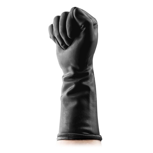 BUTTR «Gauntlets» schwarzer, wiederverwendbarer Latexhandschuh für Fisting