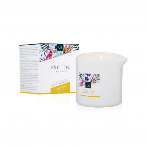 Exotiq  «Ylang Ylang» Massagekerze mit anregendem Duft (Ylang-Ylang), 60g 