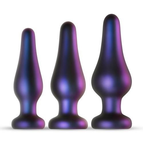 Hueman «Comets» butt plug set made of soft silicone - ideal for beginners