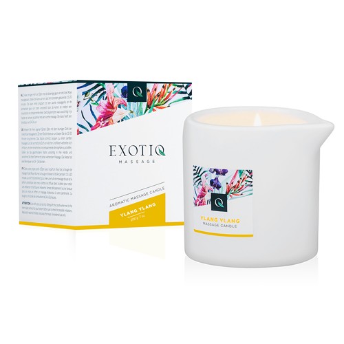 Exotiq  «Ylang Ylang» massage candle with arousing scent, 200g