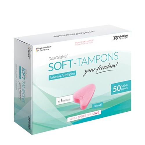 Joydivision «Soft-Tampons Normal» 50 stringless soft tampons in pink