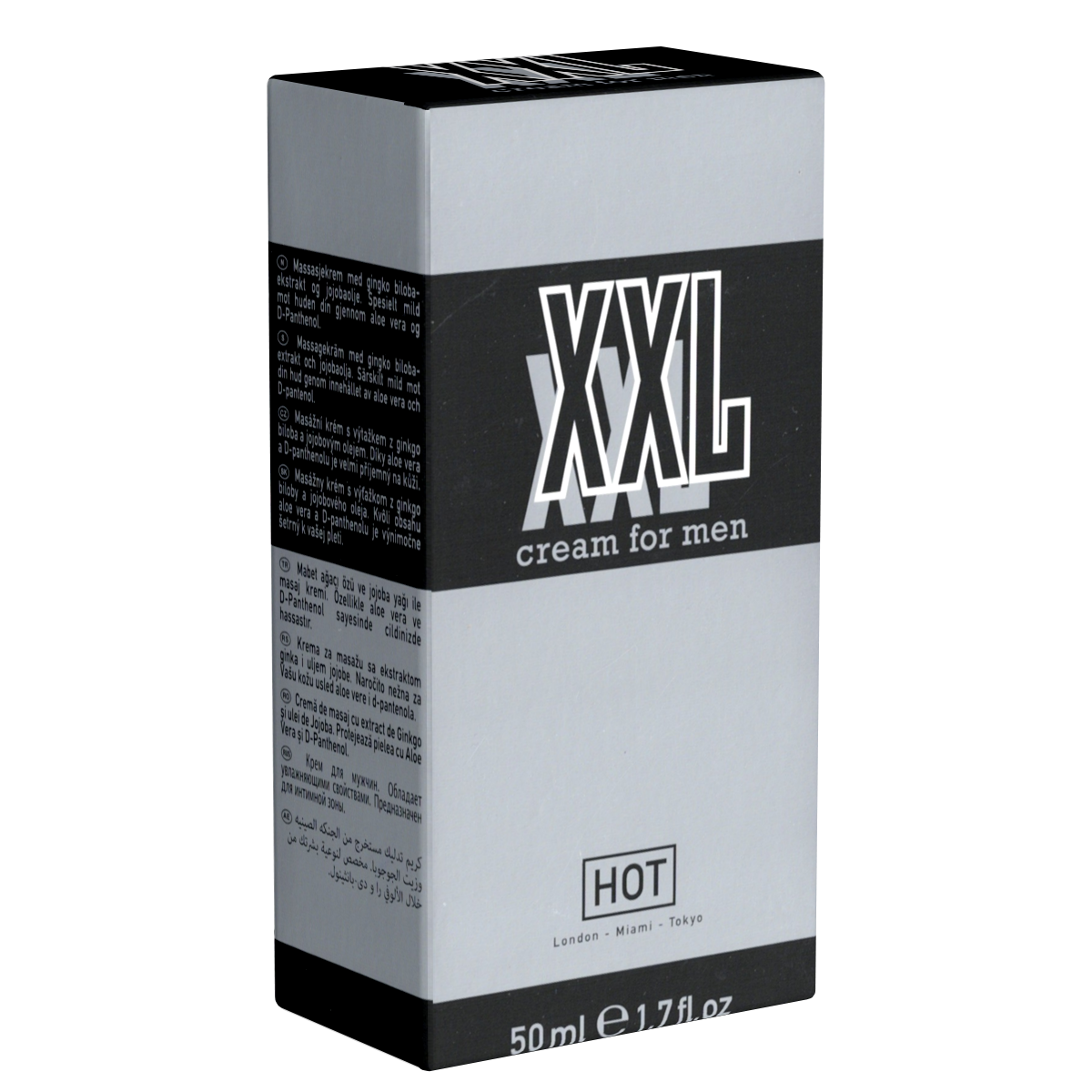 HOT «XXL Cream» for Men, 50ml enlarging cream for a longer and thicker penis