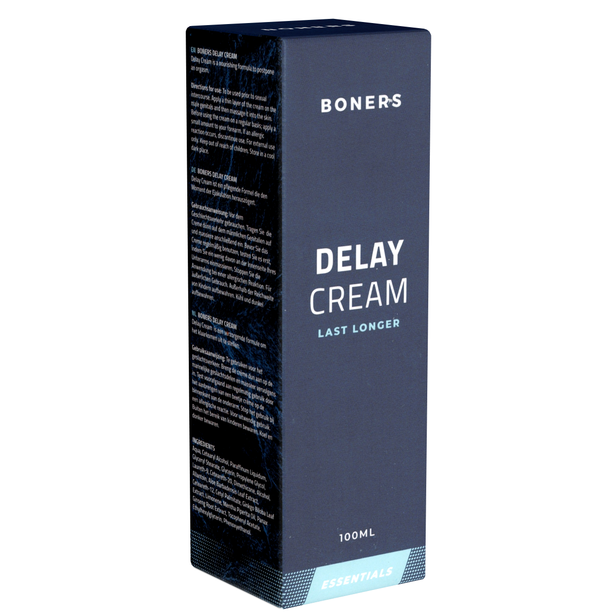 Boners «Delay Cream» 100ml orgasm delaying cream - against hypersensitivity of the penis