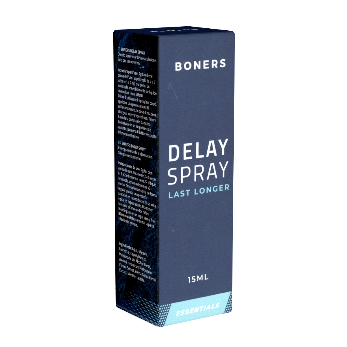 Boners «Delay Spray» 15ml orgasm-delaying spray - against hypersensitivity of the penis