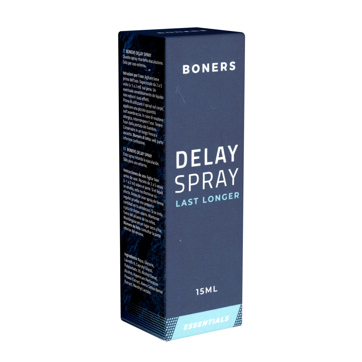 Boners «Delay Spray» 15ml Orgasmus verzögerndes Spray - gegen Überempfindlichkeit des Penis