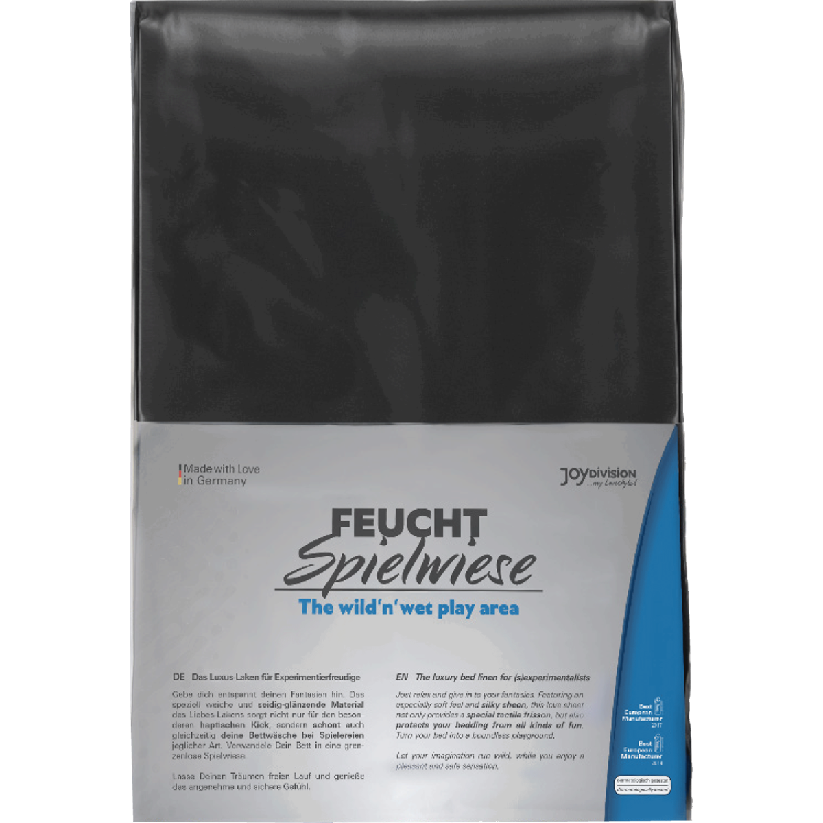 Joydivision «Feucht-Spielwiese» 180 x 260, black vinyl sheet for wild adventures