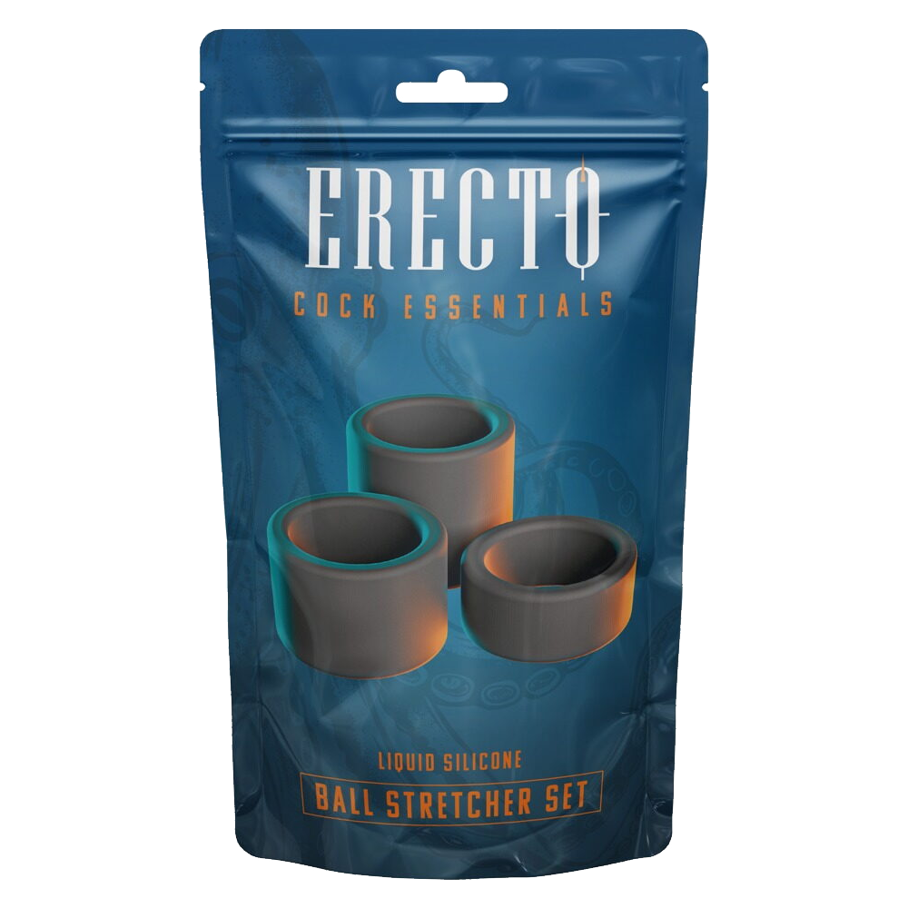 Erecto Liquid Silicone «Ball Stretcher Set» super flexibel, extra weich, 3 verschiedene Größen