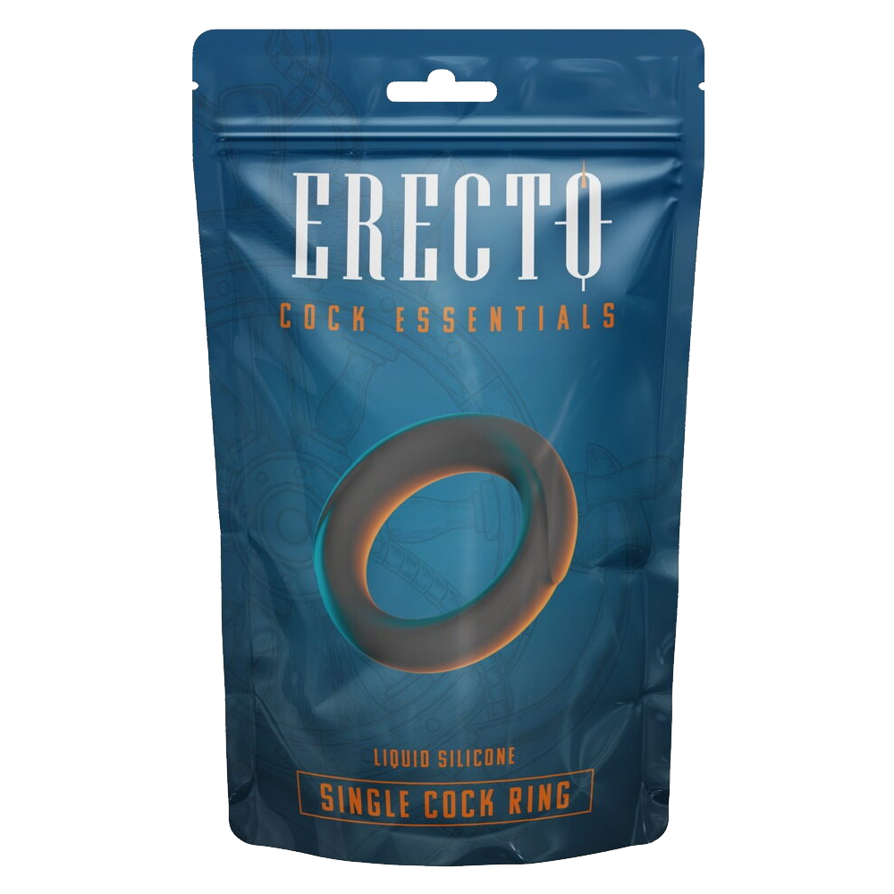 Erecto Liquid Silicone «Single Cock Ring» seidig-weicher Penisring für ein aufregendes Tragegefühl