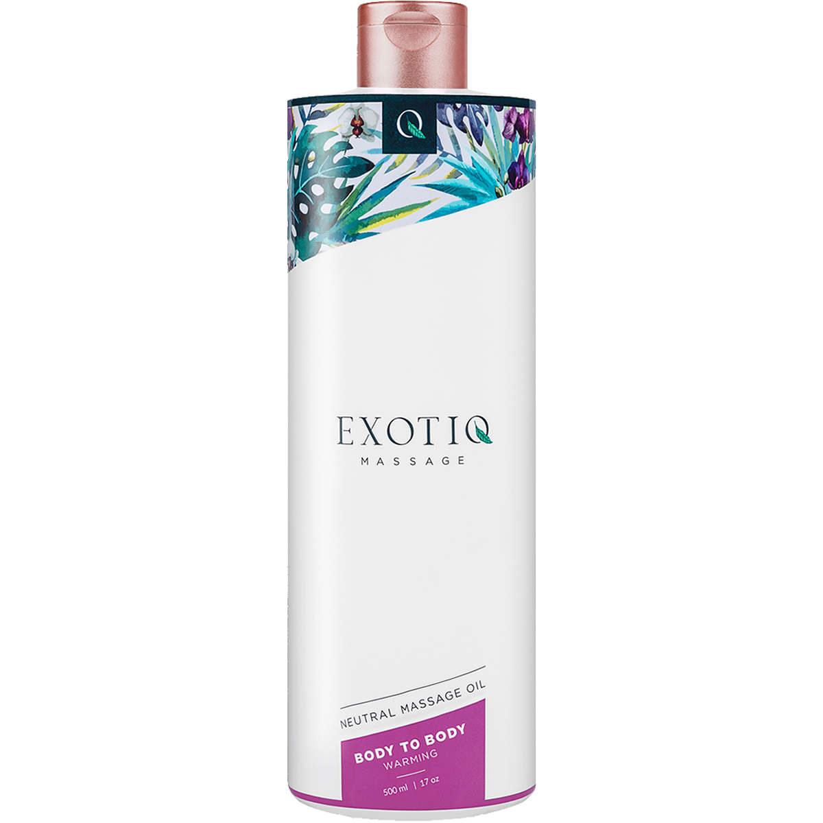 Exotiq  «Body To Body Warming» wärmendes Körperöl für entspannende Ganzkörpermassagen 500 ml