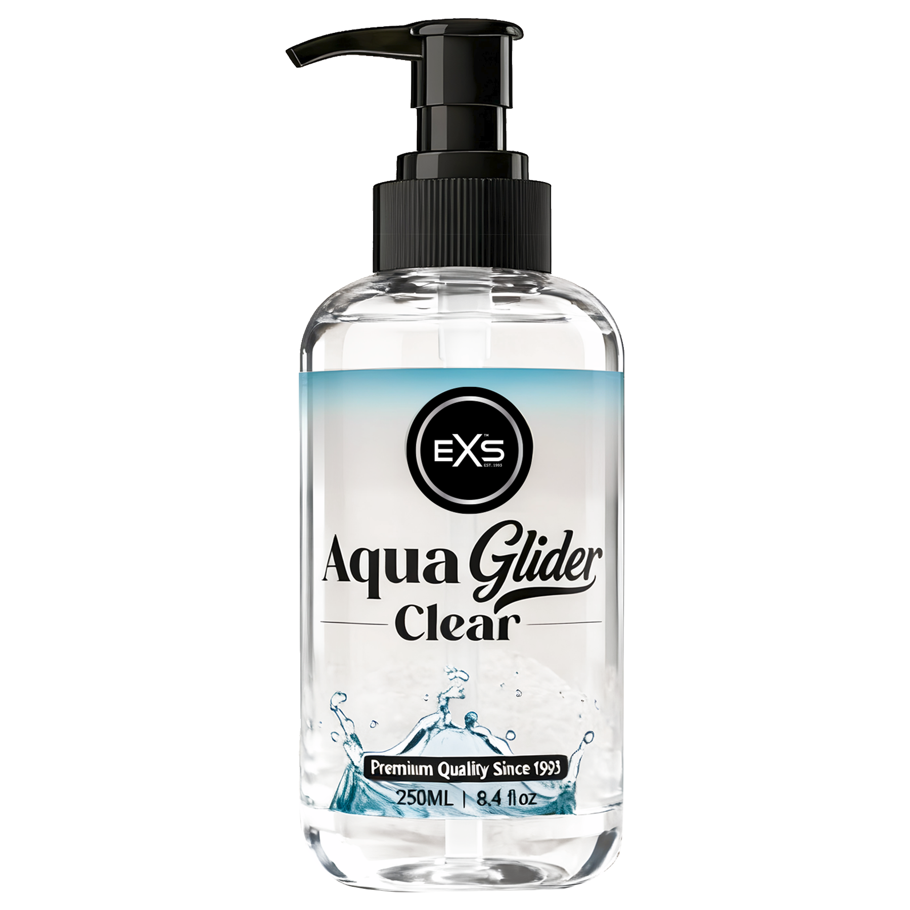 EXS «Aqua Glider, Clear» Parabenfreies Gleitgel, 250ml Pumpspender