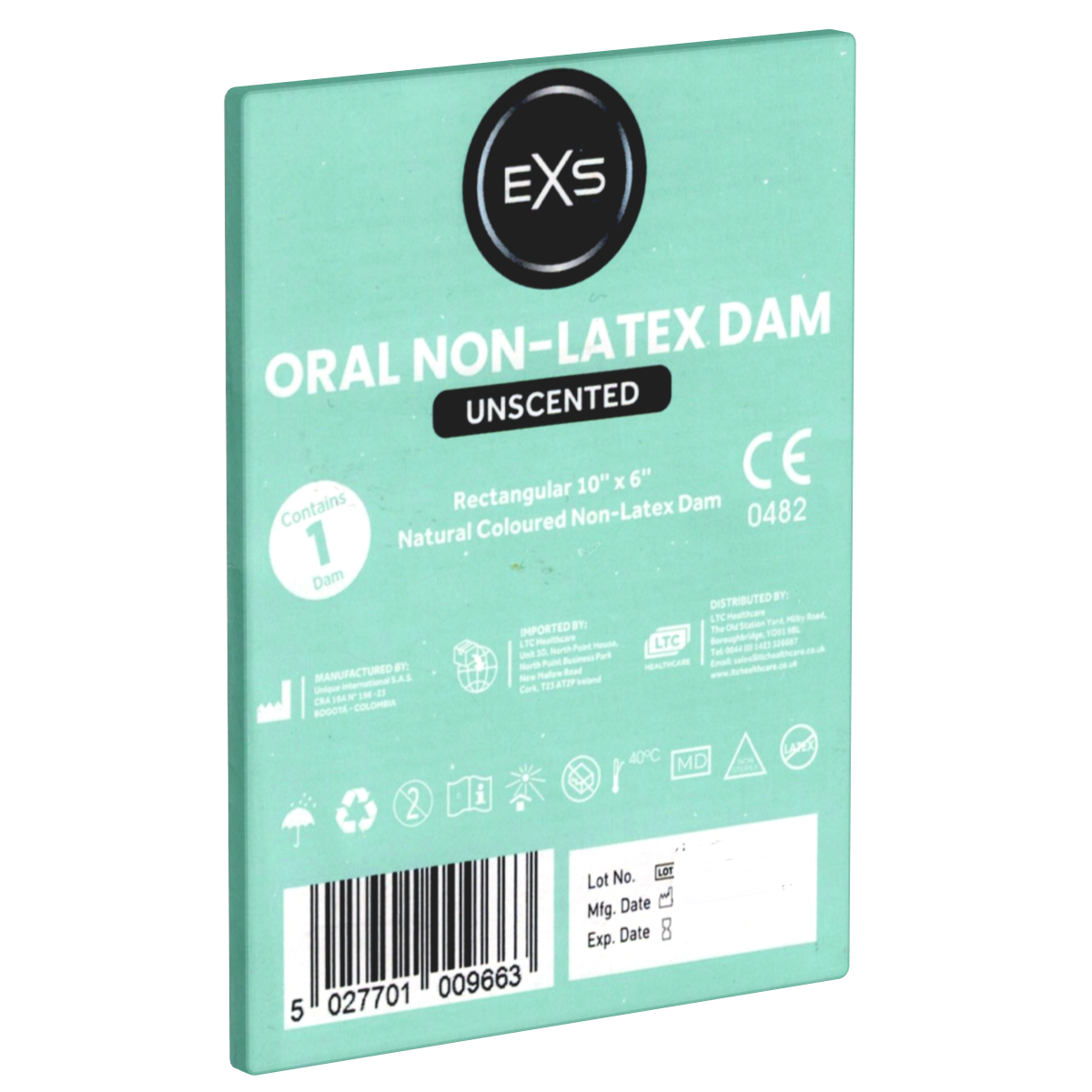 EXS «Non Latex Dam» 1 Lecktuch ohne Latex