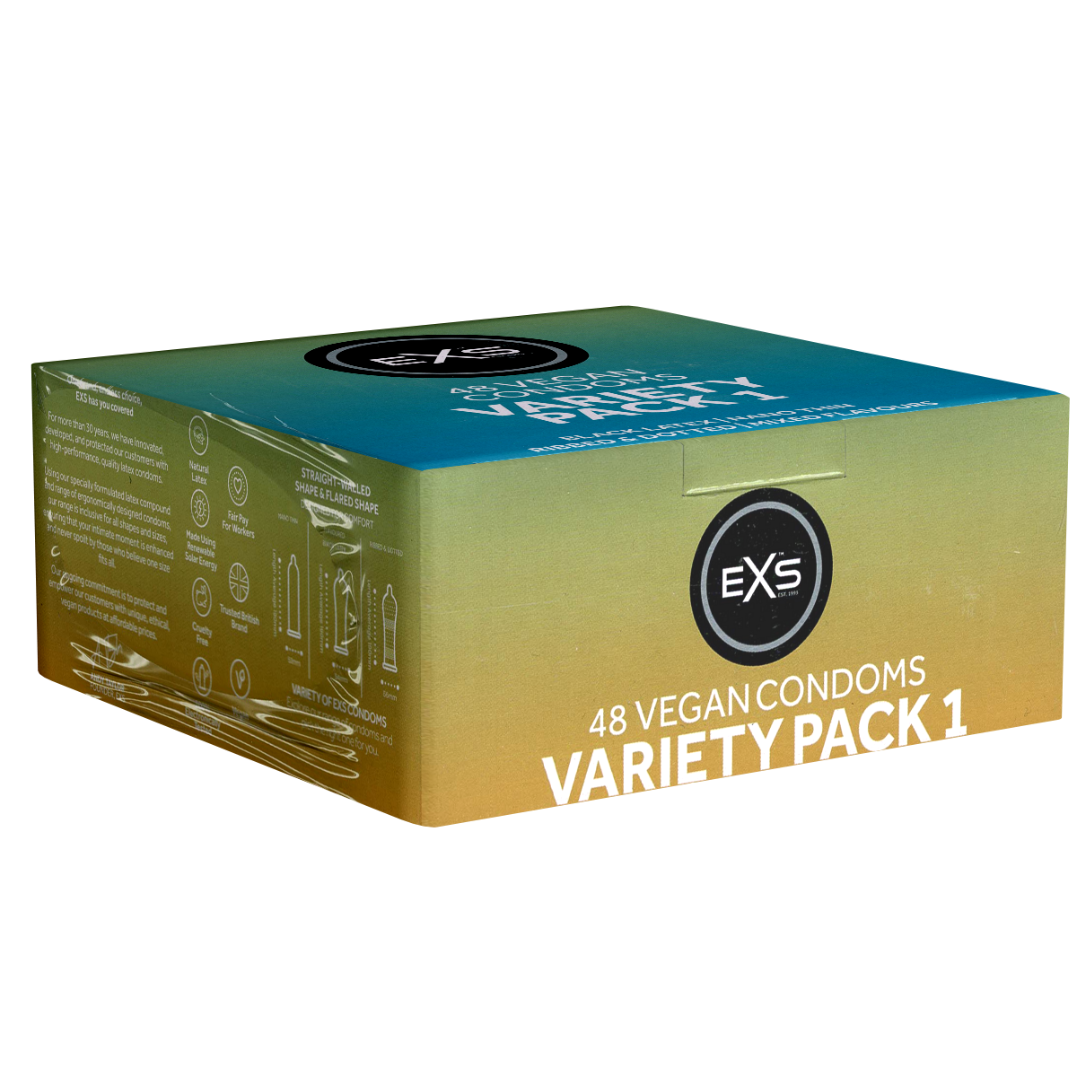 EXS «Variety Pack 1» 48 gemischte Kondome - der Bestseller-Mix