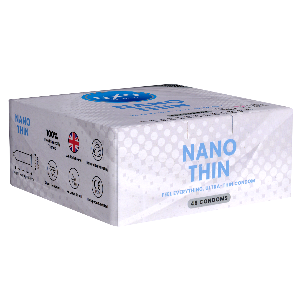 EXS «Nano Thin» 48 super thin condoms with the thinnest wall thickness