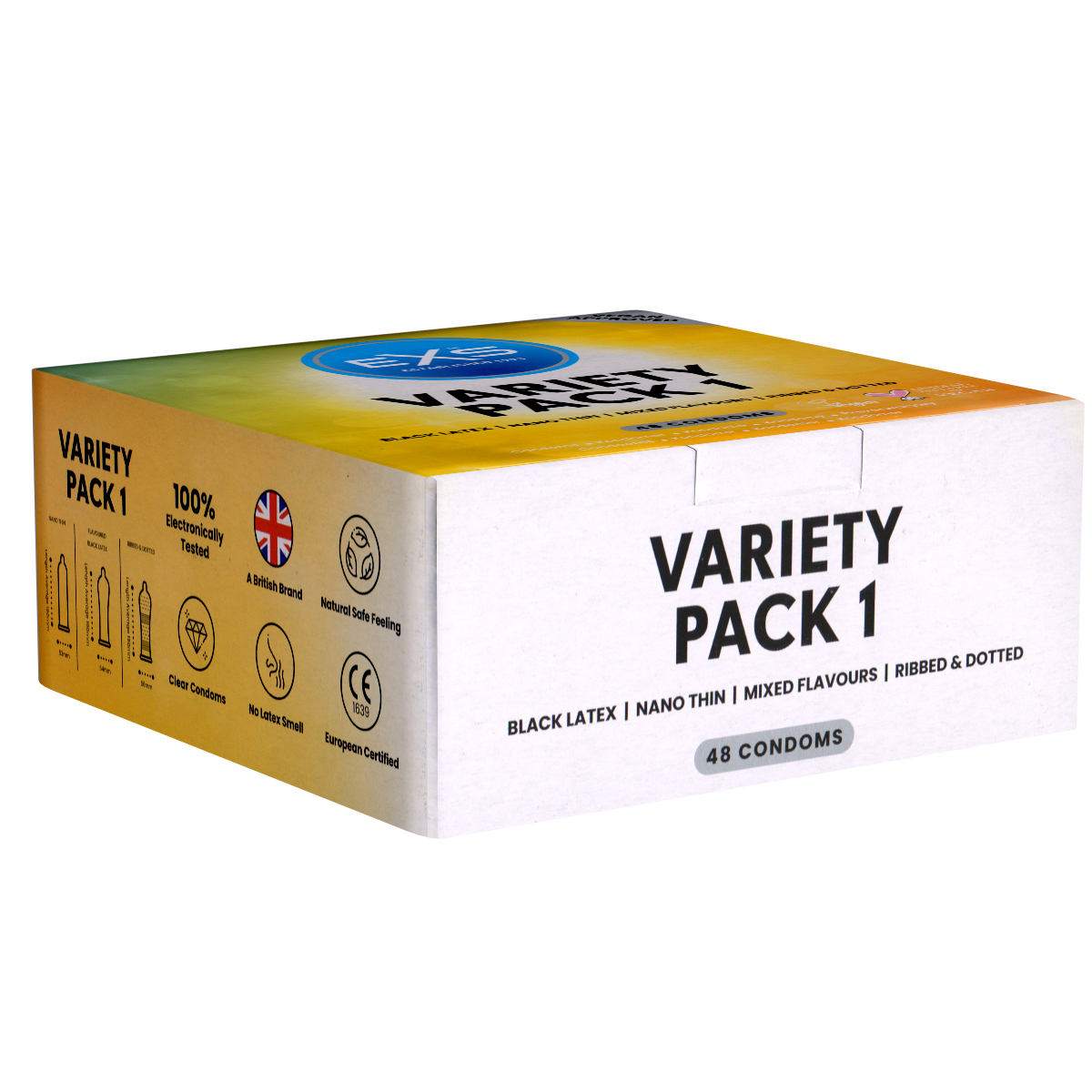 EXS «Variety Pack 1» 48 assorted condoms - the bestseller mix, value pack