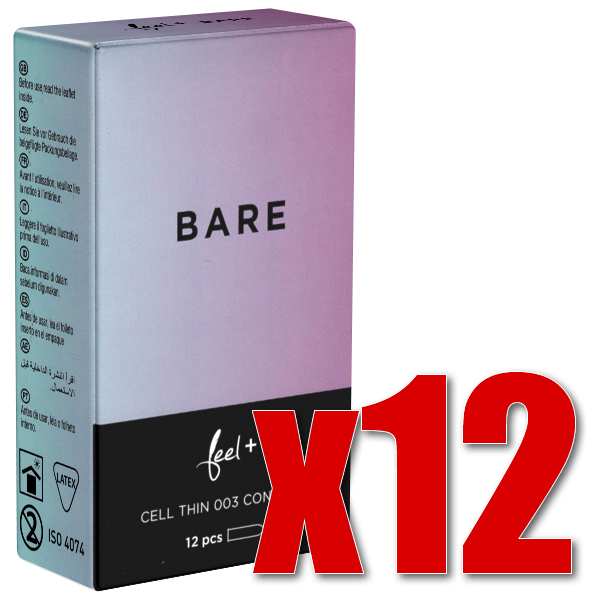Feel Retail-Unit: Bare, 12x12 Kondome