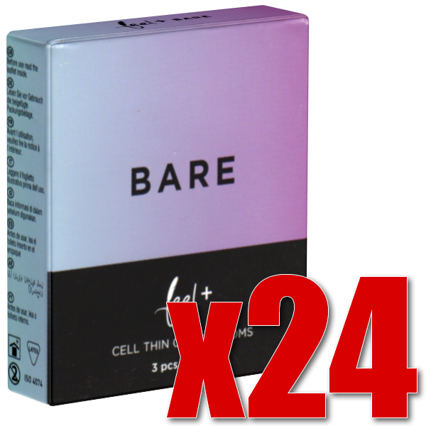 Feel Retail-Unit: Bare, 24x3 condoms