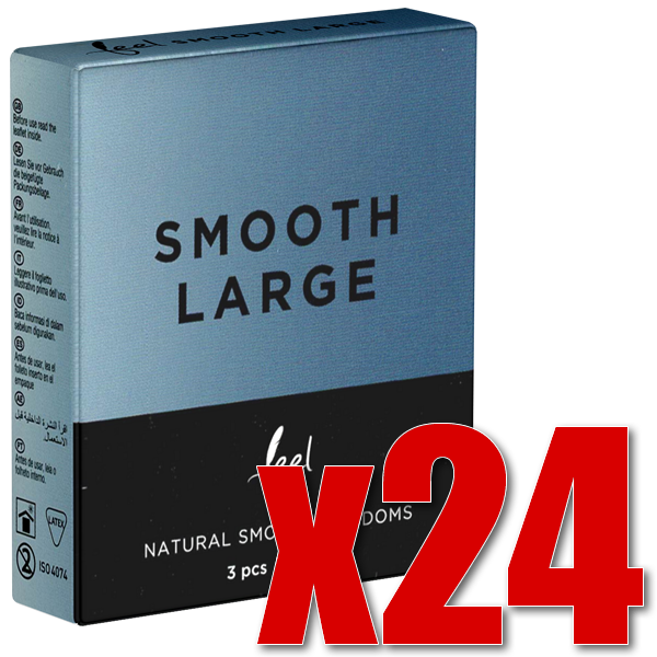 Feel Retail-Unit: Smooth Large, 24x3 Kondome