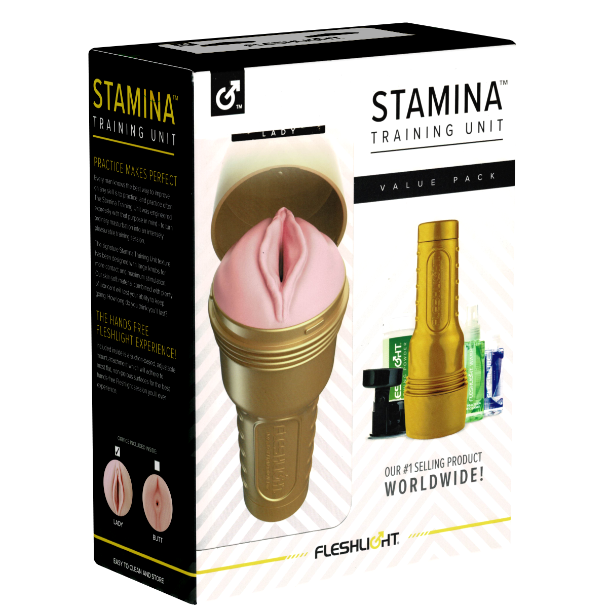 Fleshlight «Stamina Value Pack» fünfteiliges Komplett-Set für Masturbation und Penistraining