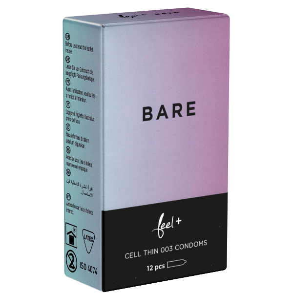 Feel «Bare» 12 unbelievable thin condoms for a feeling of nearly absolutely nudity