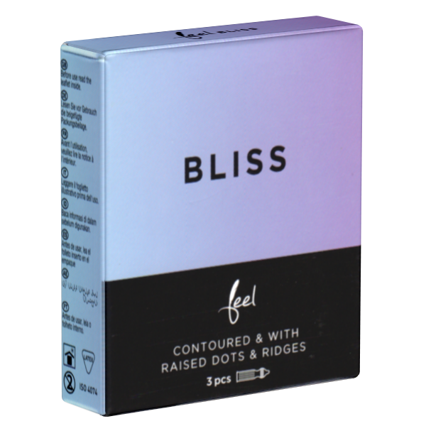 Feel «Bliss» 3 erregend strukturierte Kondome für mehr Lust