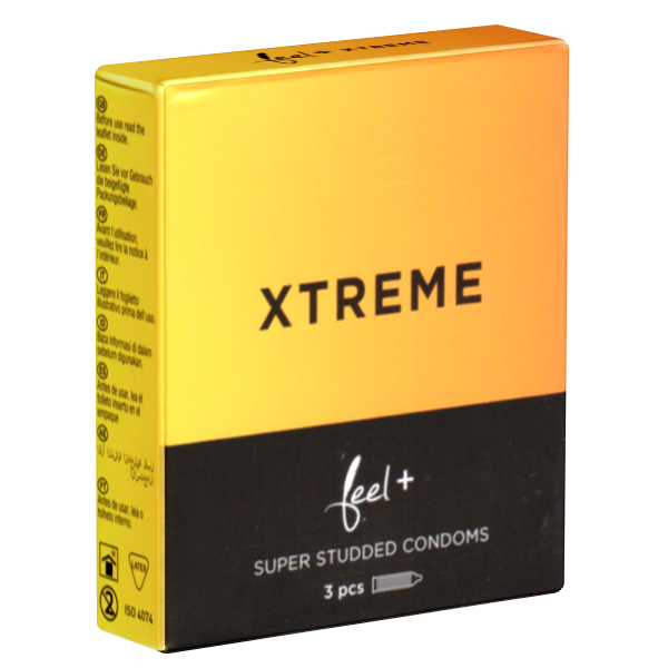 Feel «Xtreme» 3 extremely dotted condoms with innovative  super dots