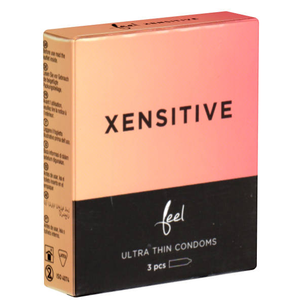 Feel «Xensitive» 3 smooth condoms for a really close feeling