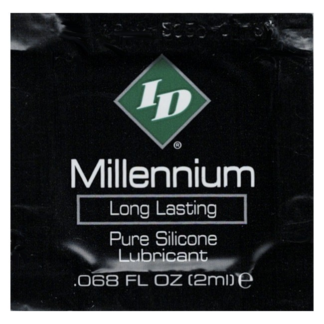 ID «Millennium» Pure Silicone Lubricant, silicone based and water proof lubricant, 2ml foil