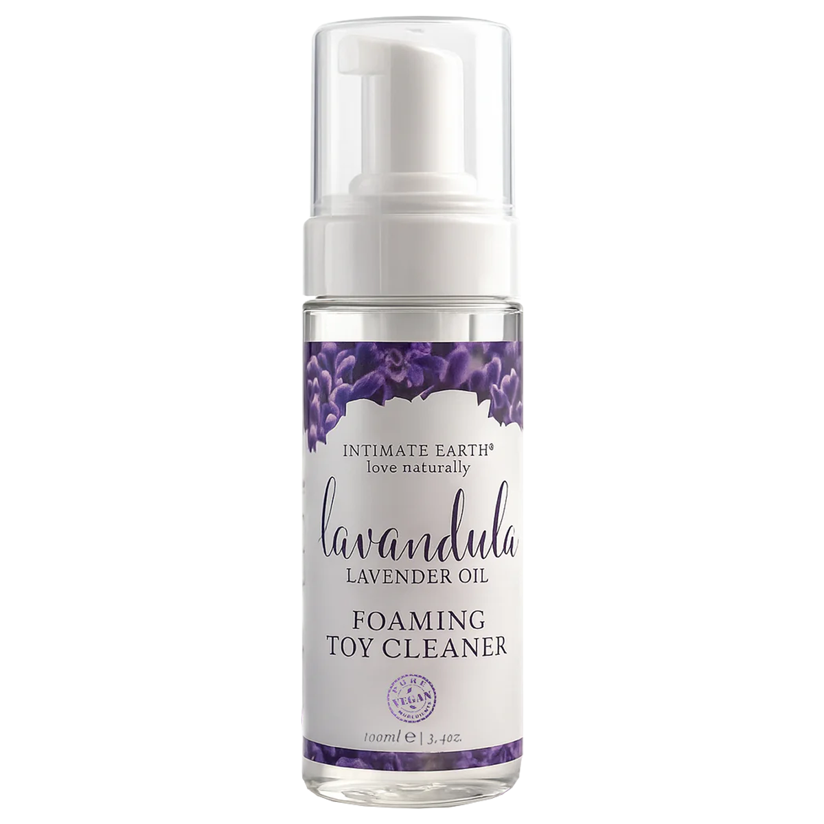 Intimate Earth «Lavandula» Foaming Toy Cleaner, 100ml veganer und biologischer Reinigungsschaum für Liebesspielzeuge