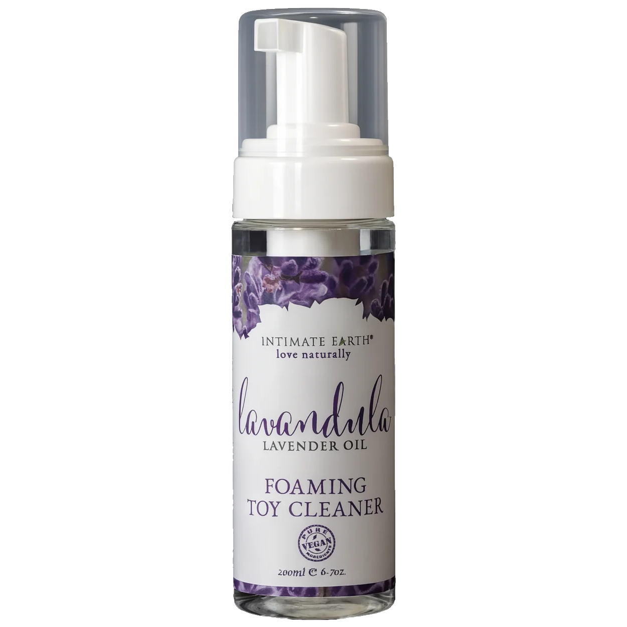 Intimate Earth «Lavandula» Foaming Toy Cleaner, 200ml veganer und biologischer Reinigungsschaum für Liebesspielzeuge