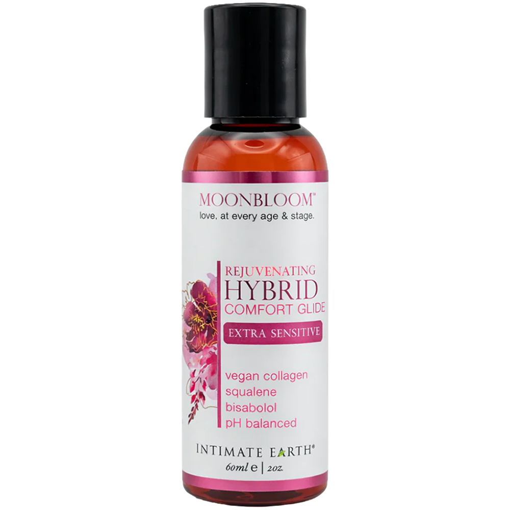 Intimate Earth «Moonbloom Rejuvenating Hybrid», 60ml extra sensitives Hybrid-Gleitgel für Frauen in der Menopause