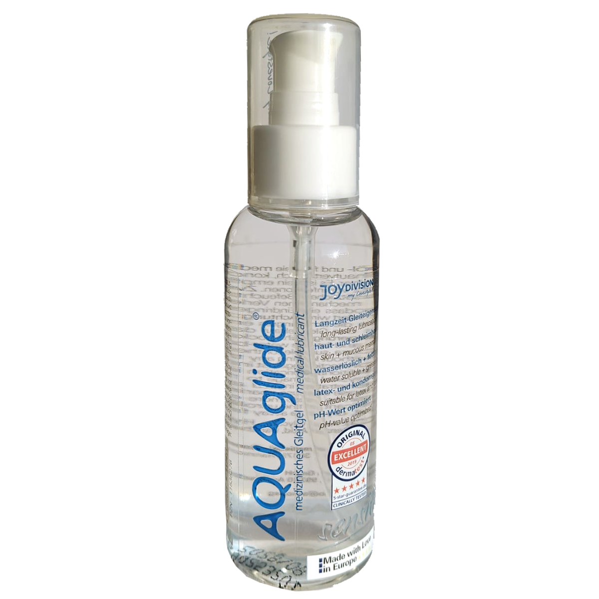 Joydivision «Original AQUAglide Sensitive» 125ml hypoallergenes Gleitgel für empfindliche Haut