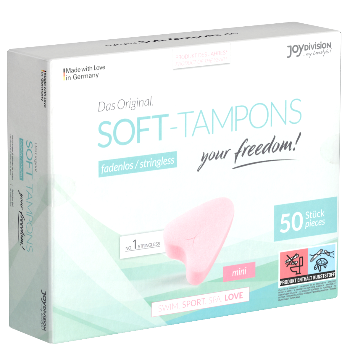Joydivision «Soft-Tampons Mini» 50 Stück, angenehm weich, besonders hautverträglich