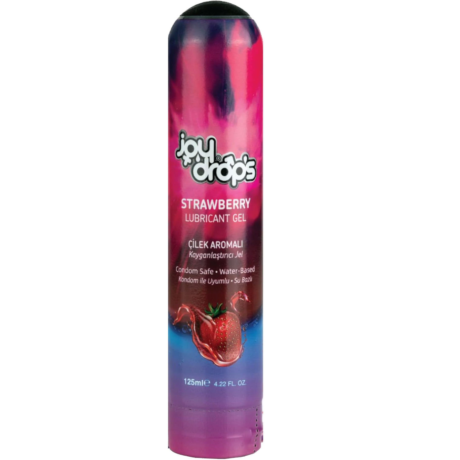 Joydrops «Strawberry Lubricant Gel» 125ml Gleitgel mit Erdbeergeschmack