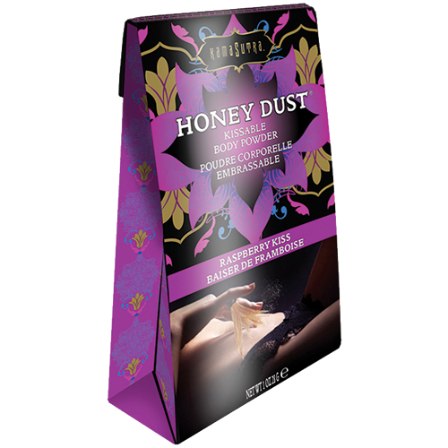 Kamasutra Honey Dust «Raspberry Kiss» Körperpuder, Probierpackung mit 28g