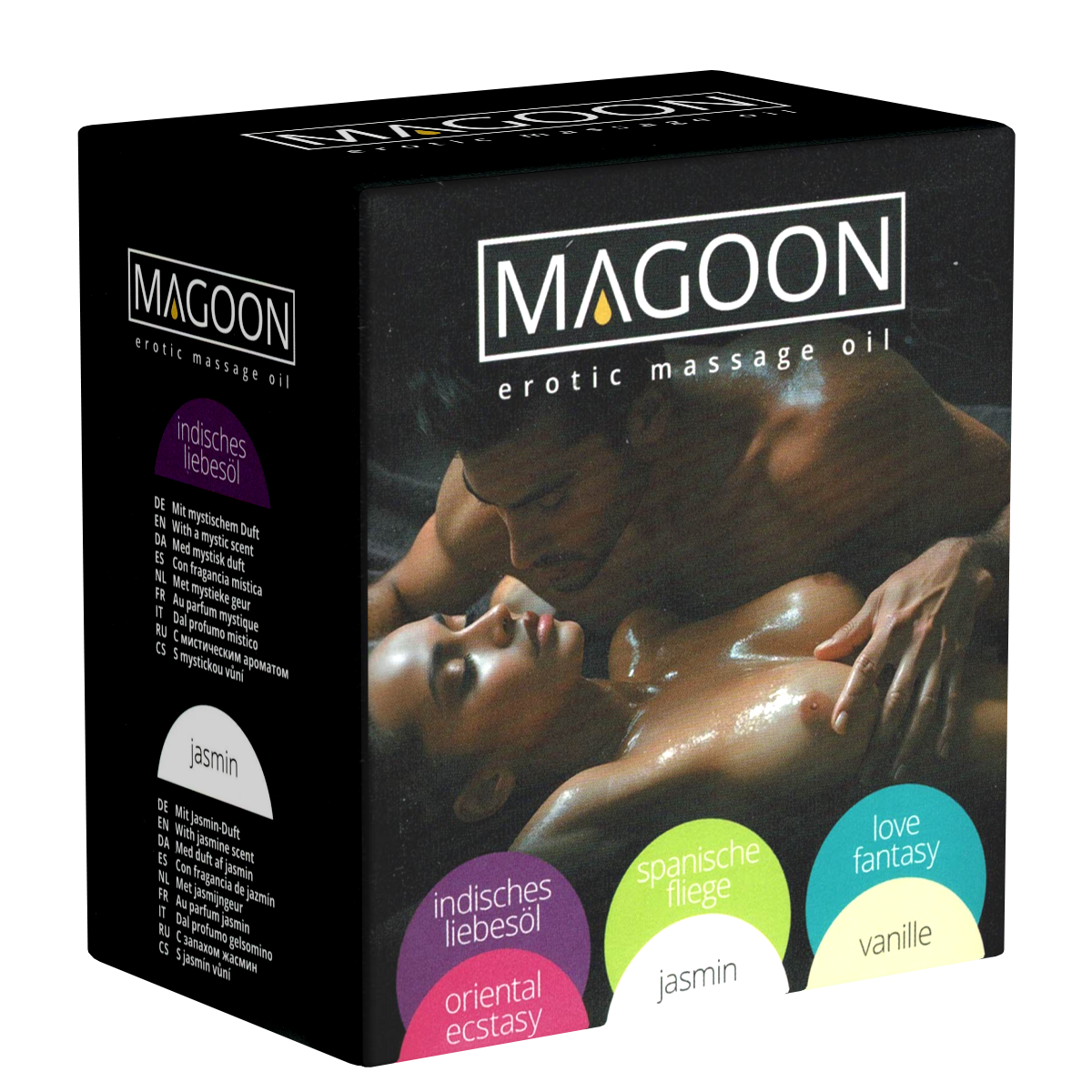 Magoon Massageöl «Best of Magoon Mix» 6x 50ml erotisches Massageöl mit verschiedenen Düften