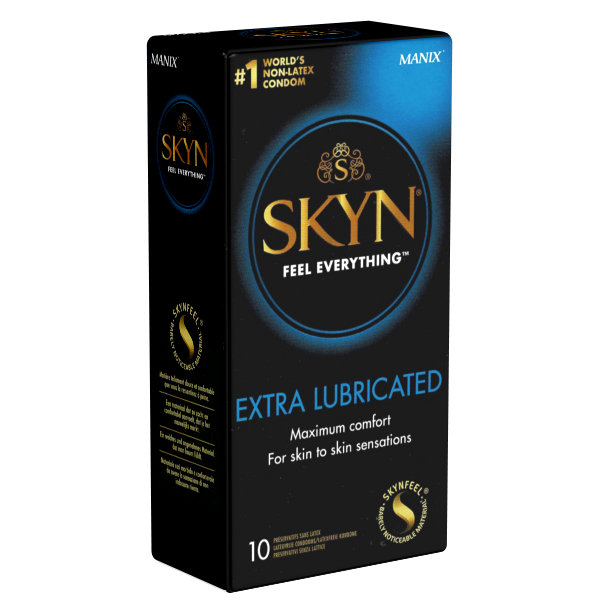 SKYN Extra Feucht: 10 Latexfreie Kondome für Komfort (aus der Kondomotheke®  - Kondome, Gleitgel und mehr online kaufen)