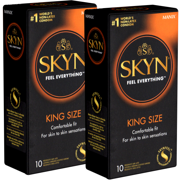 SKYN «King Size» Doppelpack, 20 (2x10) latexfreie XXL Kondome