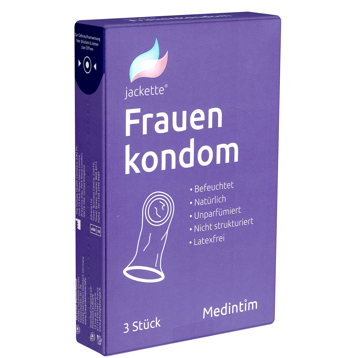 MedIntim «jackette®» 3 latexfreie Frauenkondome