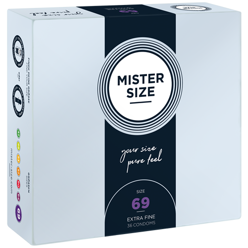 Mister Size «69» steady & safe - 36 individually sized condoms