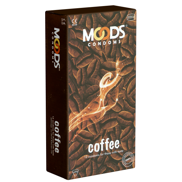 MOODS «Coffee Condoms» 12 Kondome mit Kaffee-Aroma für wahre Genießer