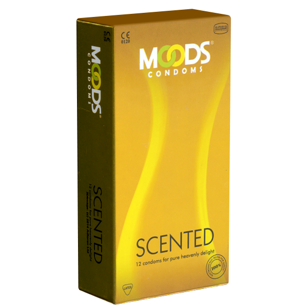 MOODS «Scented Condoms» 12 orientalische Kondome mit Blumen-Aromen
