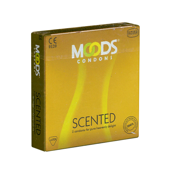 MOODS «Scented Condoms» 3 orientalische Kondome mit Blumen-Aromen