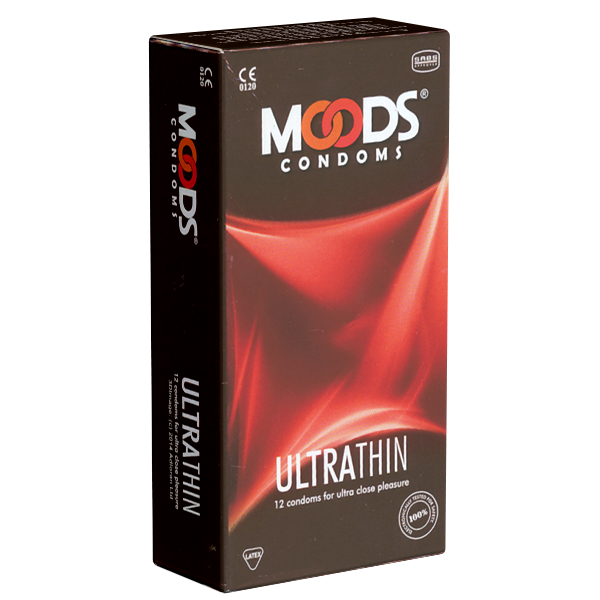 MOODS «Ultra Thin Condoms» 12 dünne Kondome für ein ganz nahes Gefühl