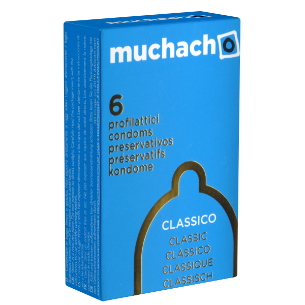 Muchacho «Classico» (Classic) 6 Italian condoms for safe pleasure