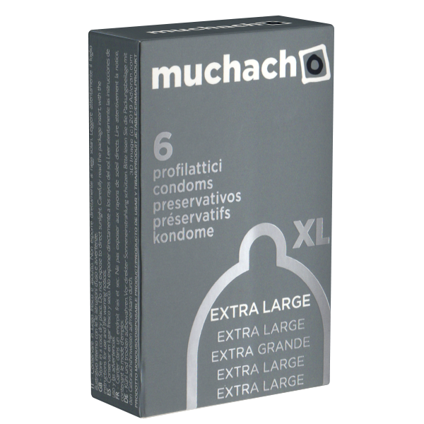 Muchacho «Extra Large» 6 italienische Kondome für geräumiges Vergnügen