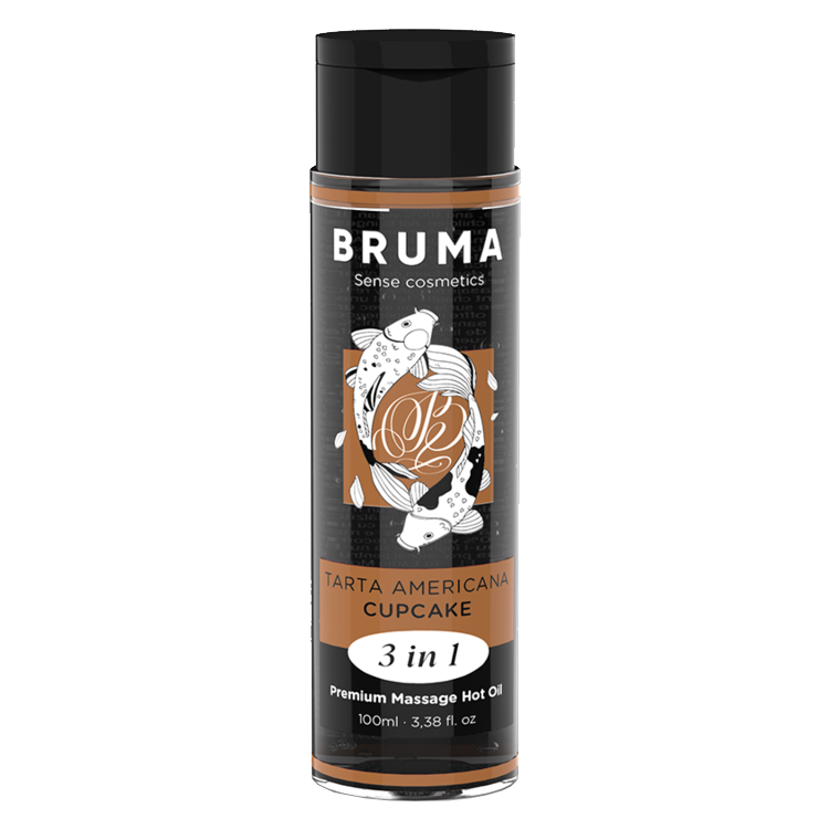 BRUMA «3 in 1 Cupcake» 100ml wärmendes Massagegel mit Kaugummi-Geschmack
