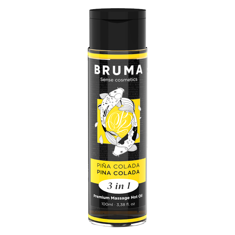 BRUMA «3 in 1 Pina Colada» 100ml wärmendes Massagegel mit Kaugummi-Geschmack