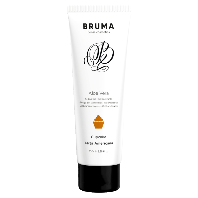 BRUMA «American Cake» Cupcake, 100ml aromatisiertes Gleitgel mit Aloe Vera und Kuchen-Geschmack