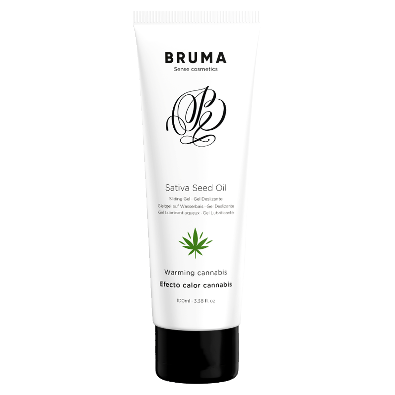 BRUMA «Warming Cannabis» 100ml aromatisiertes Gleitgel mit Wärme-Effekt und Hanf-Geschmack